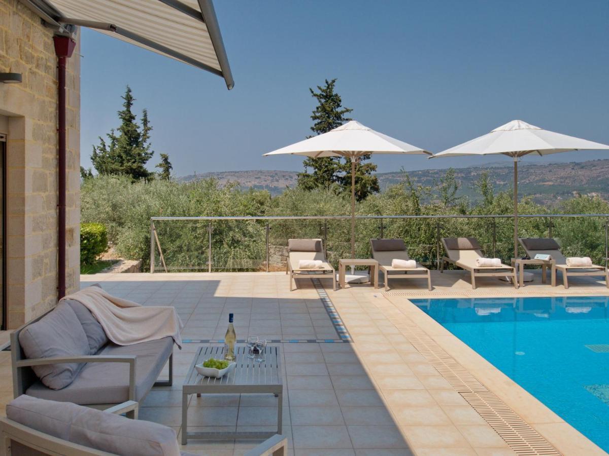 Villa Olivia With Pool Vrises Crete Alikampos Buitenkant foto